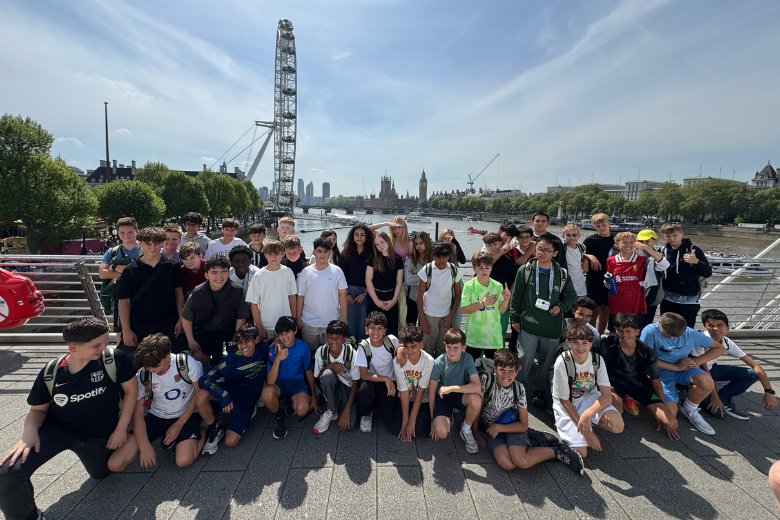 Royal Grammar Guildford Dubai students during UK visit as part of Global Engagement Week