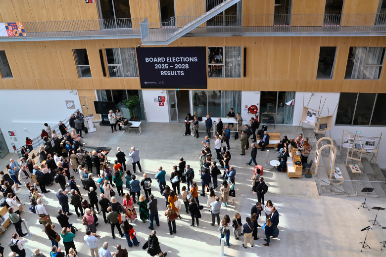 Delegates gather during the Cumulus Association General Assembly ahead of Canadian University Dubai Cumulus 2026
