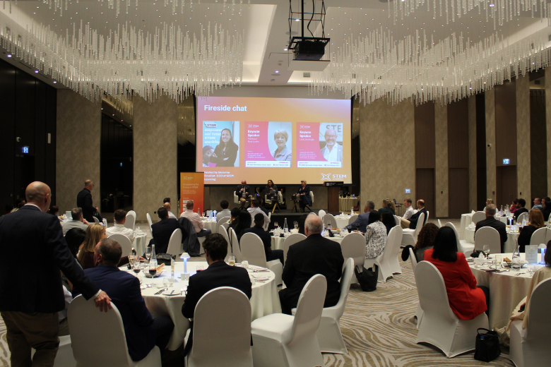 EdV hosts a leadership roundtable in Dubai with school leaders and global education suppliers during its January 2025 STEM-focused event.