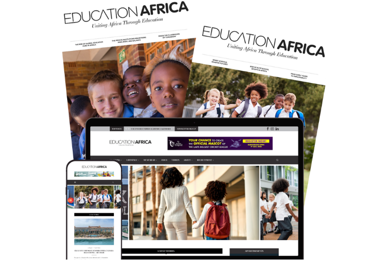 Education Africa platform showcased across digital, mobile, and print magazine editions