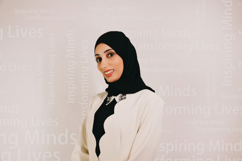 Emirati faculty member at Canadian University Dubai celebrating Emirati Women’s Day