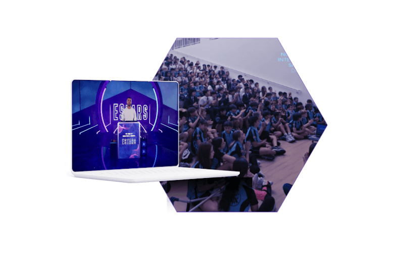 EStars hosting an esports education event in Dubai with students participating in large numbers.