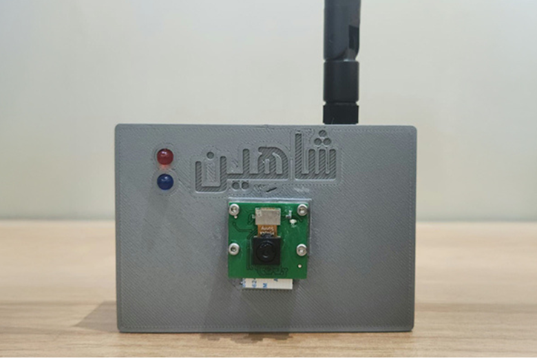 Shaheen drone-mounted device designed by AUS students for desert rescue operations