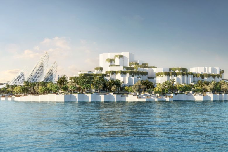 Architectural design of the Natural History Museum Abu Dhabi inspired by natural rock formations