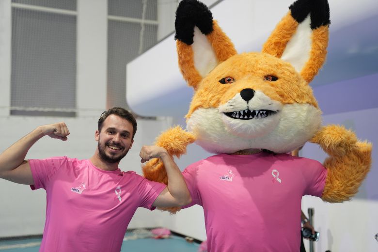 Sorbonne University Abu Dhabi’s new mascot Foxy unveiled during Pink October events