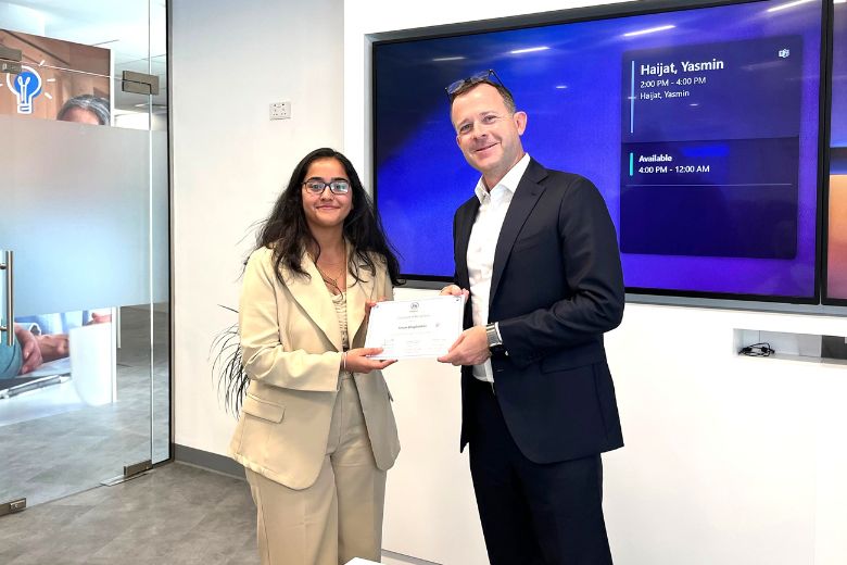 Simran and her peers worked on applied digital projects that combined innovation with practical outcomes.