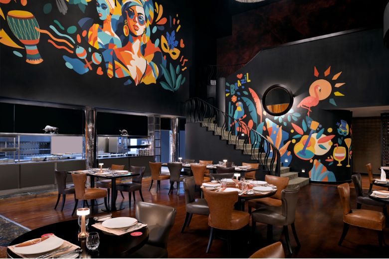 Brazilian Carnival at Chamas Samba with live Brazilian beats, dancers, and a feast of flame-grilled cuts.