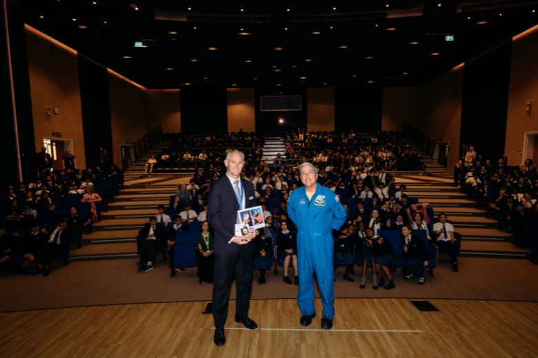 Dr Thomas delivered assemblies and workshops for Upper Prep, Pre-Prep and Lower Senior pupils