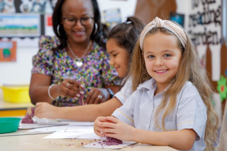 South View School's learning spaces promote balance.