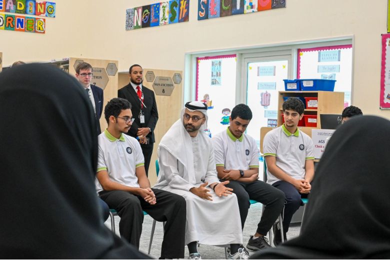ADEK Chairman visiting Sheikh Zayed Private Academy for Boys
