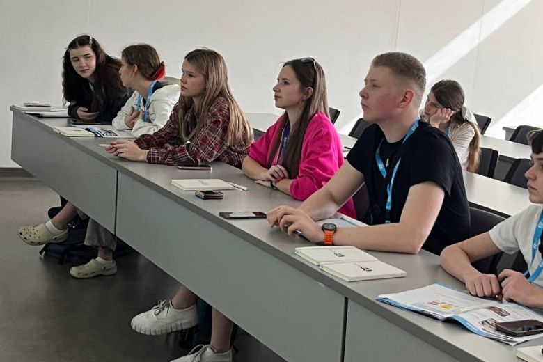 Teen participants enjoying a supervised educational camp experience in Dubai