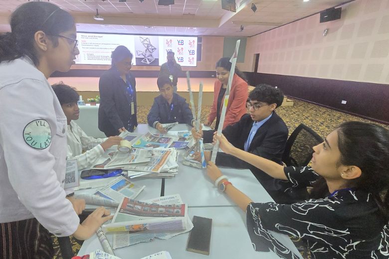Students participating in the Young Entrepreneurs’ Bootcamp 2025 at BITS Pilani Dubai Campus