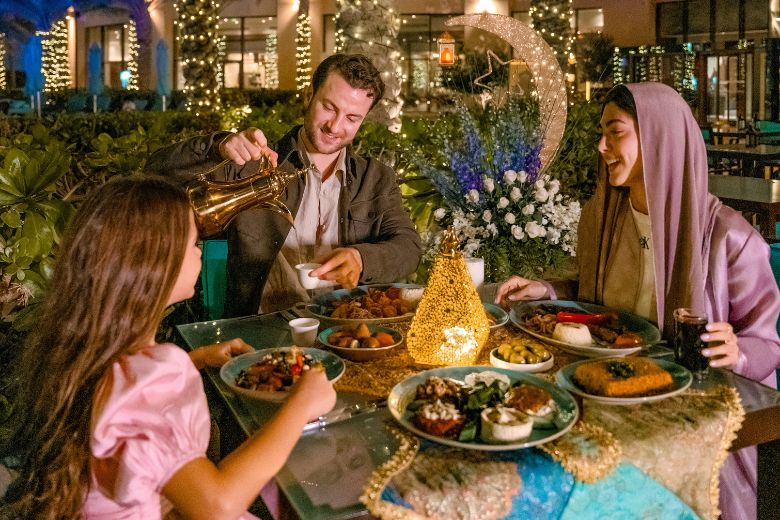 Ramadan Iftar buffet at Kiyi restaurant, Fairmont Ajman overlooking the Arabian Gulf