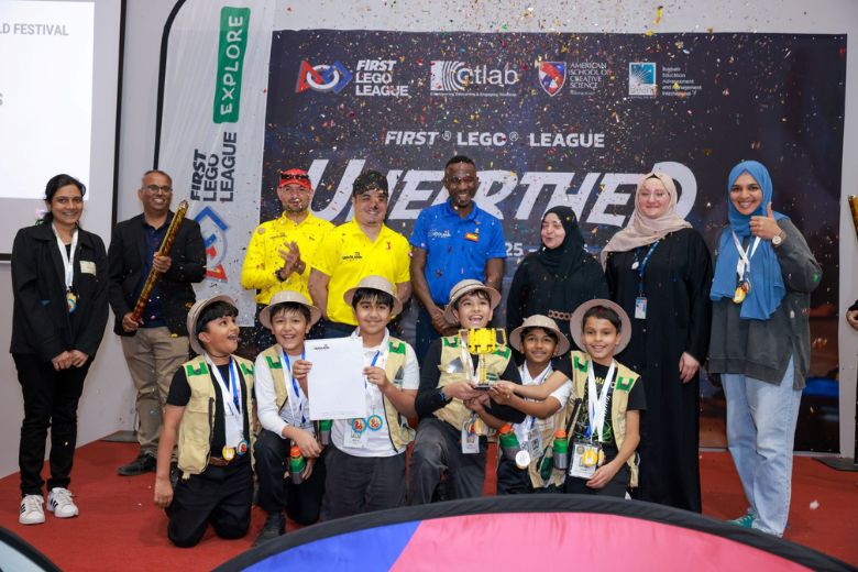 Young innovators from across the United Arab Emirates at the event
