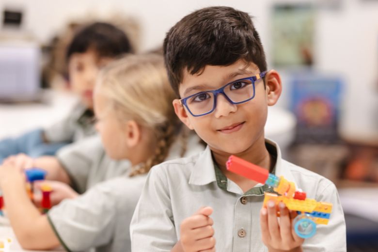 Pupils exploring scientific concepts in advanced school