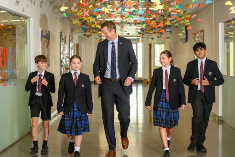 Interaction between teacher and pupils at Brighton College Dubai