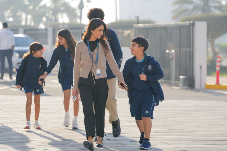 Students can chose to start the school day a bit later at NAS Abu Dhabi