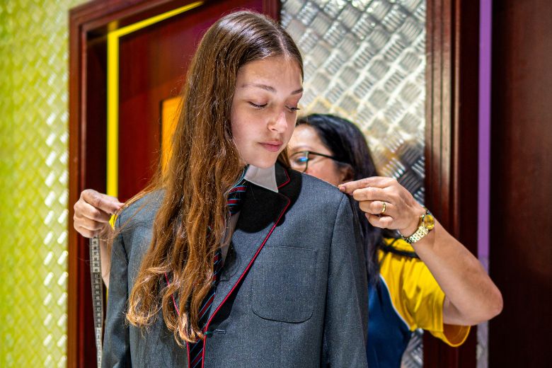 Tailored ZAKS school uniform with inclusive sizing