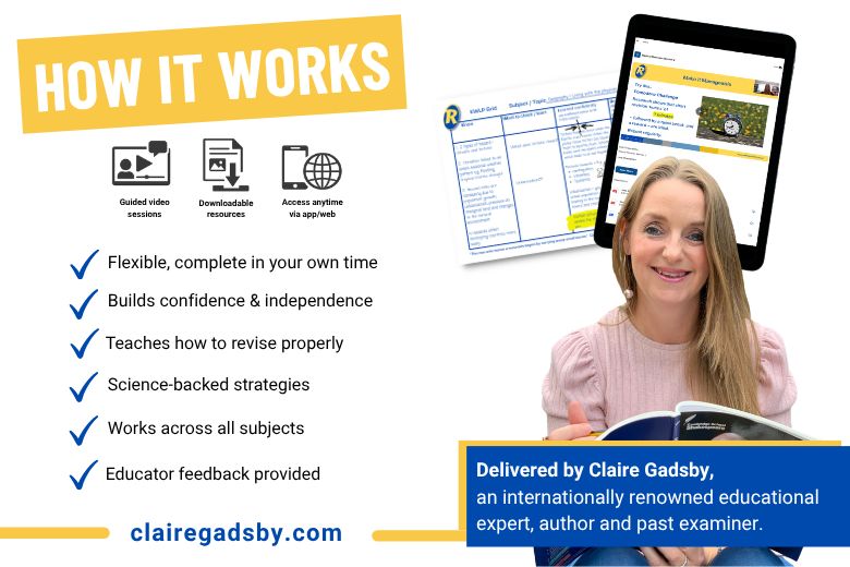Radical Revision by Claire Gadsby, an Internationally renowned educational expert, author and past examiner