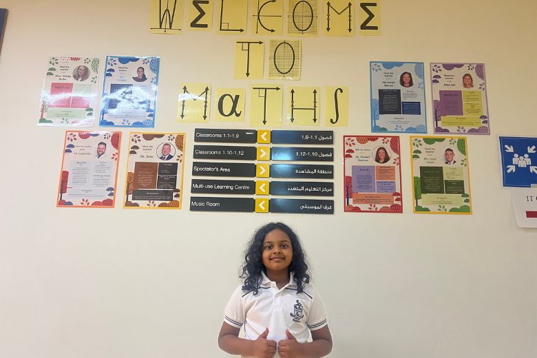 Adhithi Satheesh from Year 3 qualified for the National Round of the KenKen Maths Competition