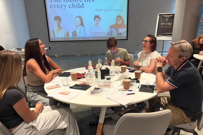 New students and families attending the MVA Middle East welcome coffee morning in Dubai