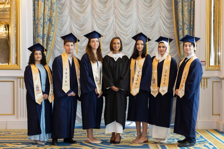 Students of Repton Al Barsha mark a milestone moment during the school’s first-ever A-Level graduation ceremony