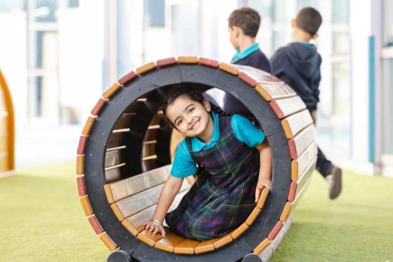 Purpose-built Early Years spaces encourage exploration through play
