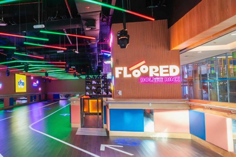 Floored at Oasis Centre is an ideal roller-skating venue for younger children