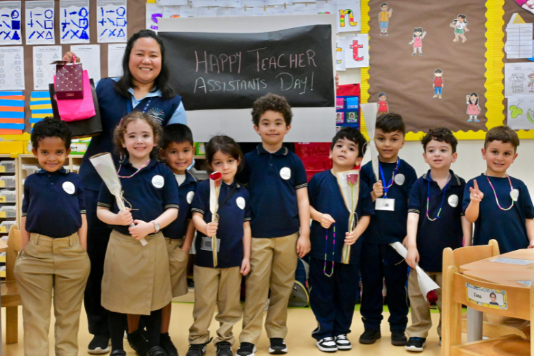 Primary students at ICS Al Danah enjoyed a joyful Teachers’ Day celebration, showing appreciation for the dedication and support of their teachers