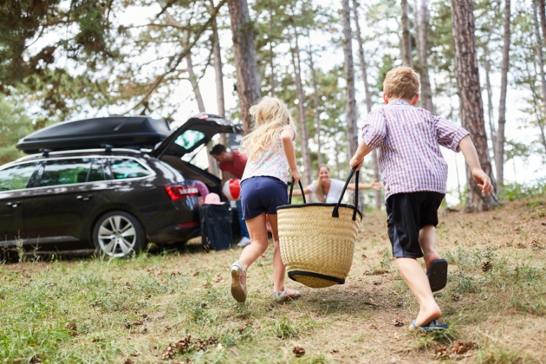Families making the most of time together in summer