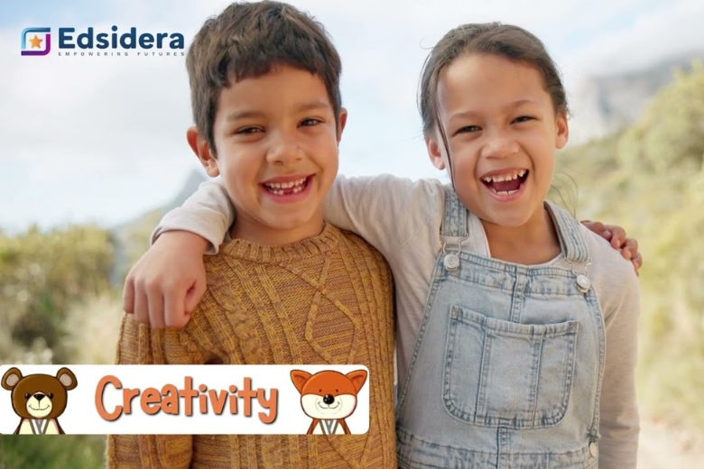 Children discovering the world around them through curiosity