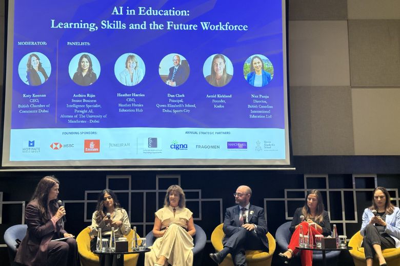 AI in Education panel at BCCD briefing, Dubai