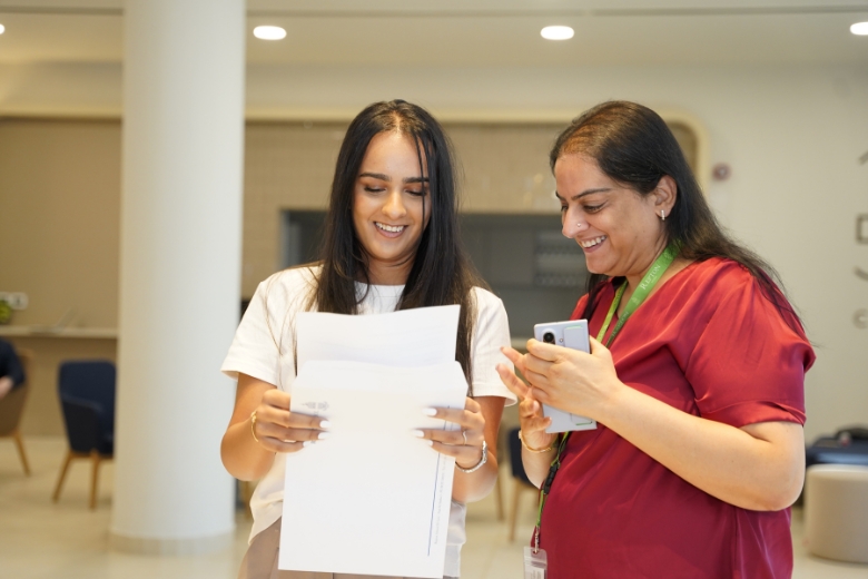 Repton Dubai Students excited after receiving IB results
