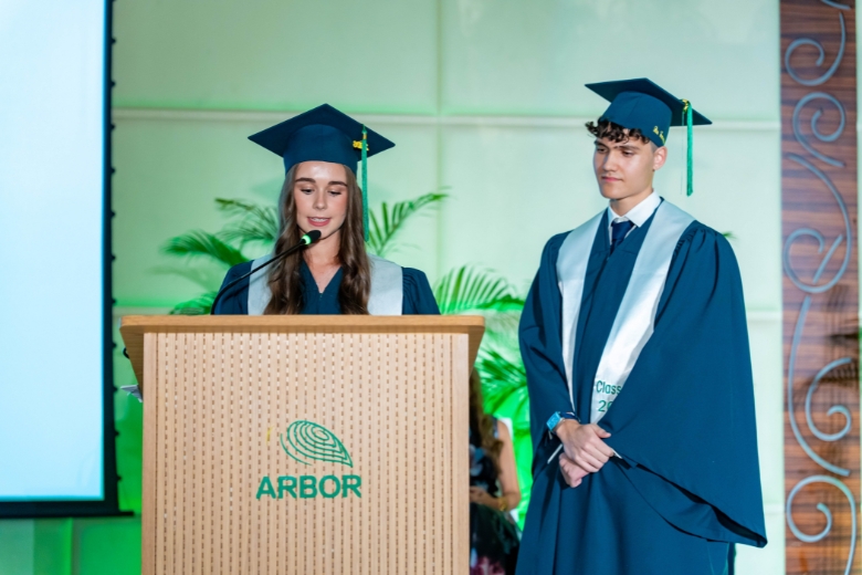 Y13 Graduation Speeches by Head Boy Titus Taumoepeau, and Head Girl, Katie Keeshan